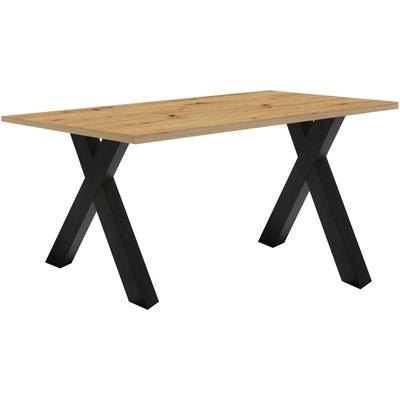 Schreibtisch MÄUSBACHER "Mio", braun (asteiche), B:140cm H:75cm T:70cm, Tische, Schreibtisch