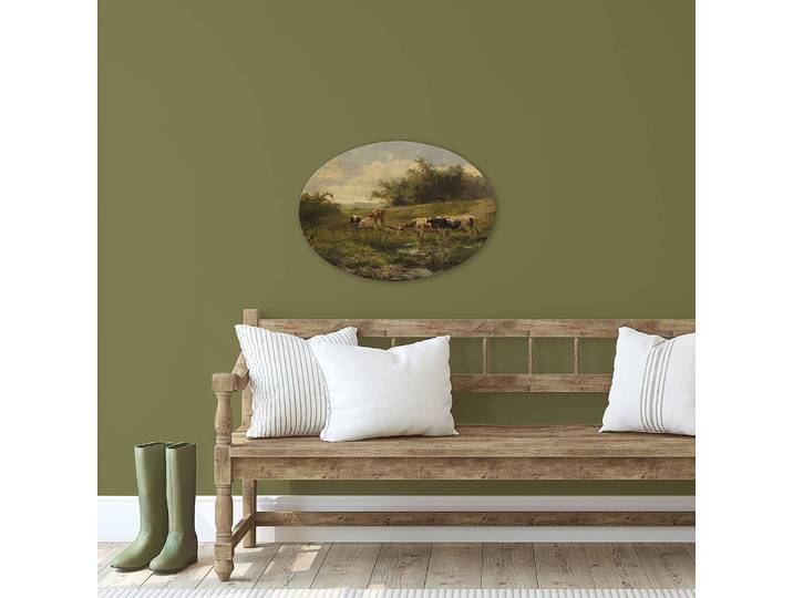 Impression sur toile Natur Lin Multicolore 70 x 50 x 2cm