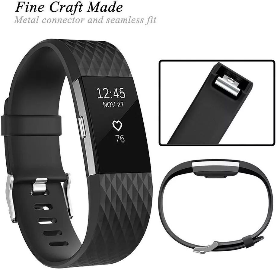 INF Fitbit Charge 2 Armband Silikon (L)