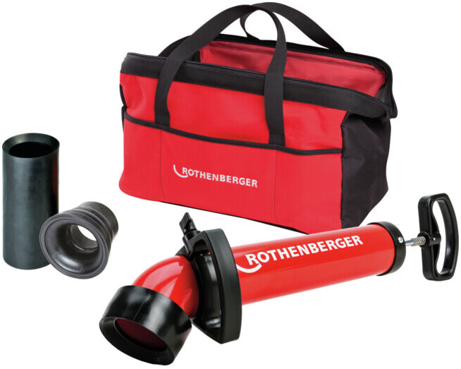 Rothenberger ROPUMPTM SUPER PLUS - Kit avec adaptateur large dans une trousse à outils (1000001762)