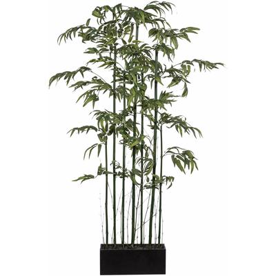 Kunstbambus CREATIV GREEN "Bambus Raumteiler", grün, B:30cm H:150cm T:14cm, Kunststoff, Polyester, Kunstpflanzen