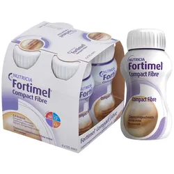 Fortimel Compact Fibre Trinknahrung Cappuccino 4X125 ml