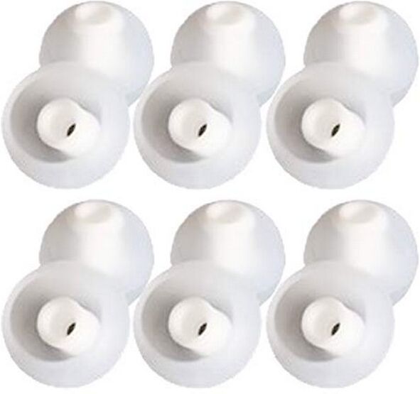 Jetfon Gels intra-auriculaires transparents de remplacement Lot de 10 embouts en silicone pour kit mains libres