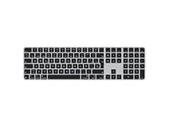 Apple Magic Keyboard avec Touch ID et pavé numérique pour Les Mac avec Puce Apple - Espagnol - Touches Noires ​​​​​​​
