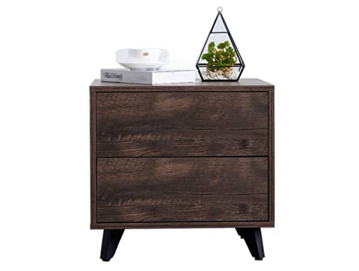 AZHKJKZH Nachttisch Nachttisch Aus Holz Beistelltisch Schlafzimmer Schublade Wohnzimmer Wohnzimmer Schlafzimmer(48 * 40 * 47cm)