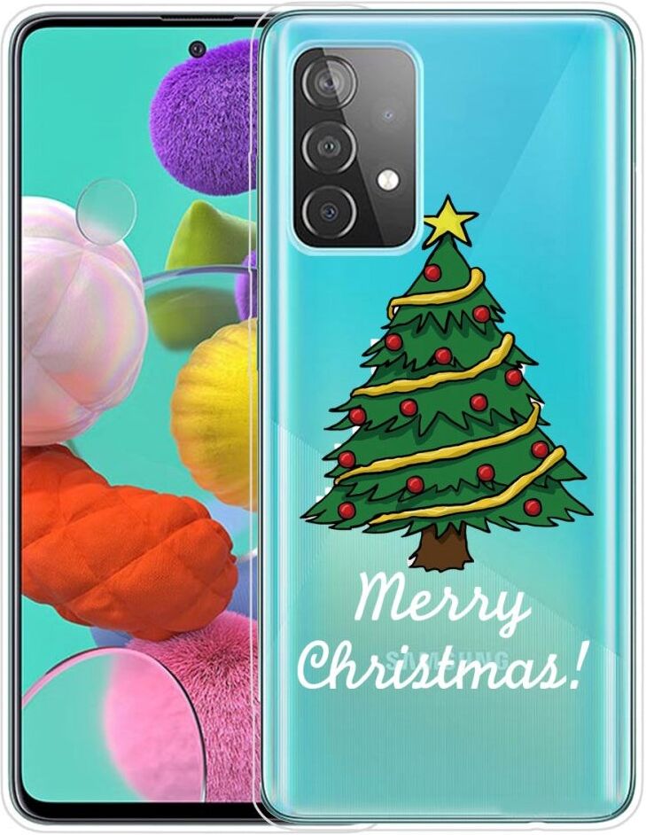 INCOVER Samsung Galaxy A53 (5G) TPU Plast Julecover - Merry Christmas - Juletræ