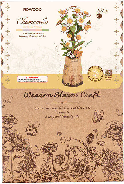 Puzzle 3D en bois Chamomile - Rowood