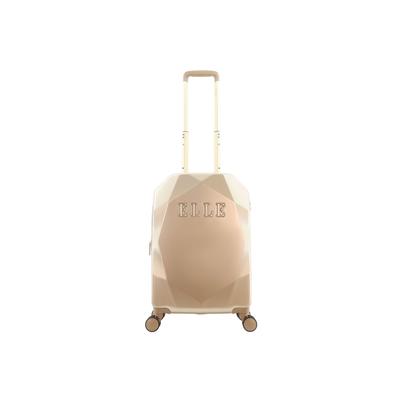 Koffer ELLE "Diamond", Gr. B/H/T: 44,5cm x 67cm x 28cm, gold (goldfarben), unifarben, Koffer, aus ABS-Material