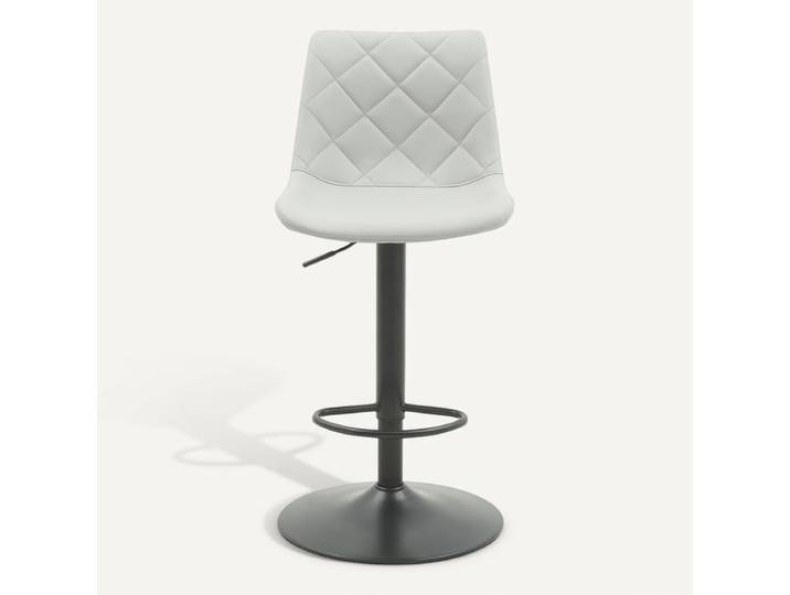 Tabouret de bar CHRIS Gris / Noir