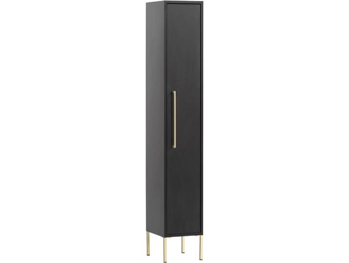 Highboard Etta schwarz Holzwerkstoff B 25 H 155 cm