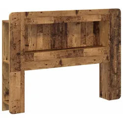 vidaXL Kopfteil-Schrank mit Speicher Altholz Holzwerkstoff