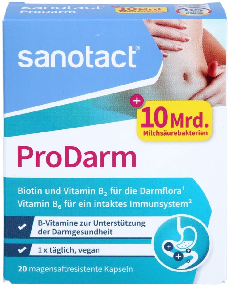 Sanotact Prodarm Magensaftresistente Hartkapseln