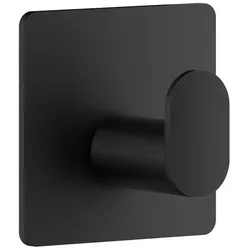 Beslagsboden Haken Cube Edelstahl Schwarz