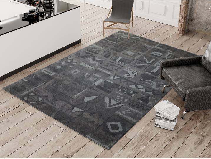 OCI DIE TEPPICHMARKE AWARD SUNTALI rechteckig 10 mm Höhe handgeknüpft, echter Design Teppich aus Nepal. 100% Naturfaser