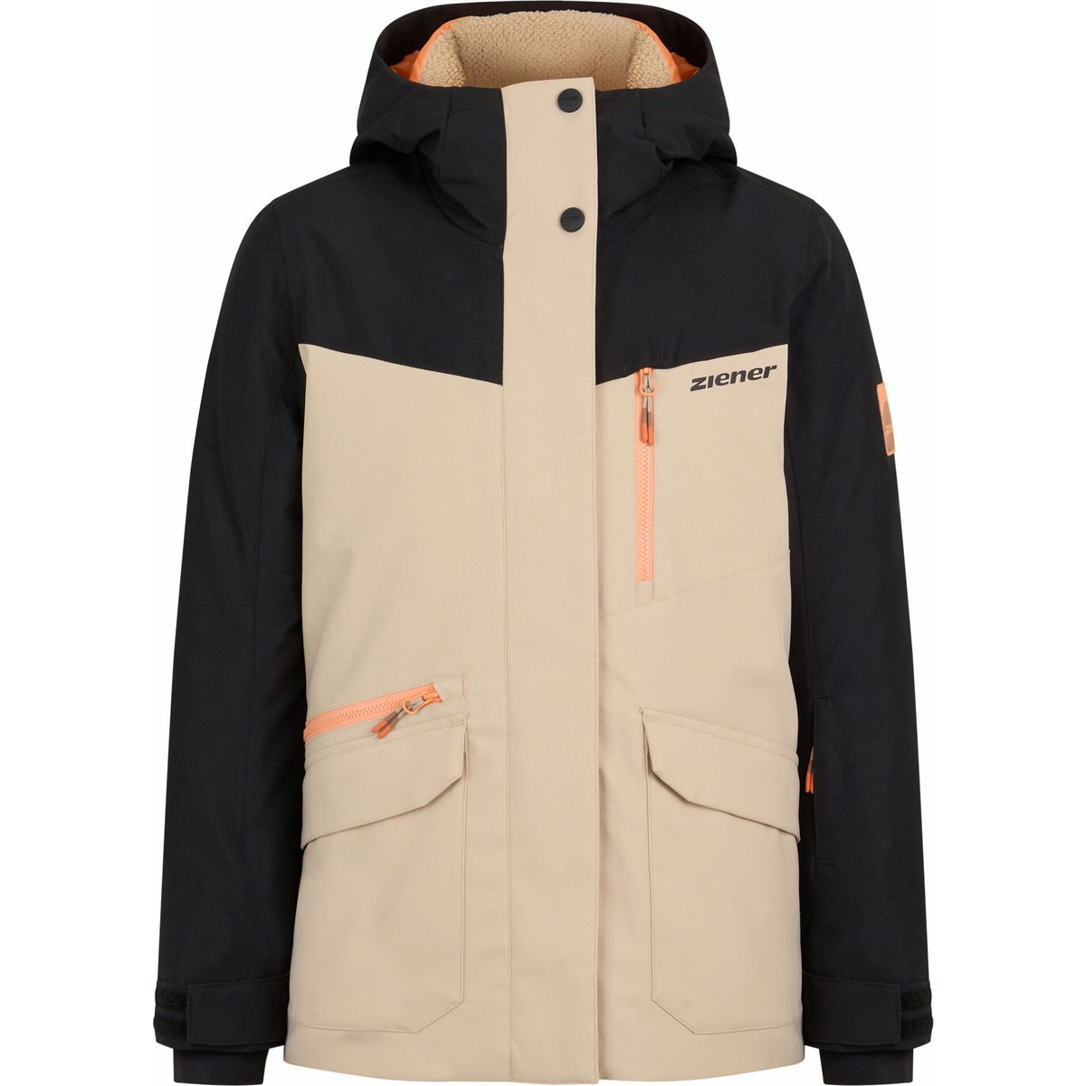 Ziener Akonia-z Jacket Junior Girls soft taupe tex (634) 140 135022-634-140