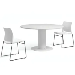 Konferenztisch rund 140-160 cm Troiss2