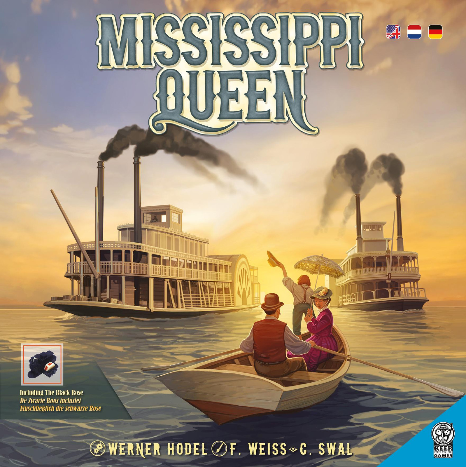 Mississippi Queen Bordspel - Engels/Duits/Nederlands - Keep Exploring Games