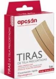 APOSAN Tiras Tela 10 U 10 X6 cm