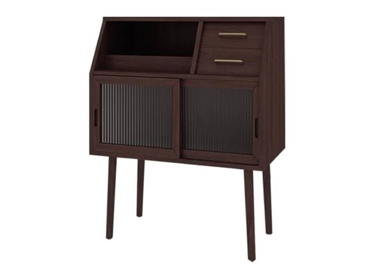 GFHTRELY Buffetschrank Schrank Sideboard Aufbewahrung mit Türen und Regalen Holzkonsole mit Eingang für Wohnzimmer, Esszimmer, Flur Sideboard (B)
