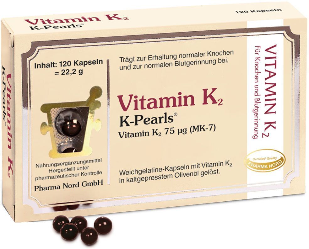 Pharma Nord Vitamin K2 K-Pearls Weichkapseln 120 St