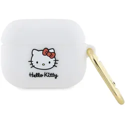 Hello Kitty Silicone 3D Kitty Head - Hülle für AirPods Pro (weiß)