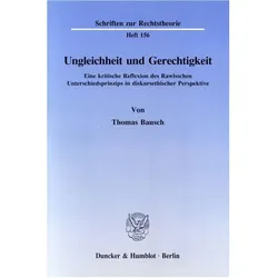 Ungleichheit und Gerechtigkeit, Fachbücher von Thomas Bausch