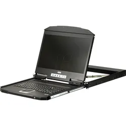 ATEN CL3700NW - 19 Zoll KVM Konsole, 18,5" TFT mit Tastatur DE