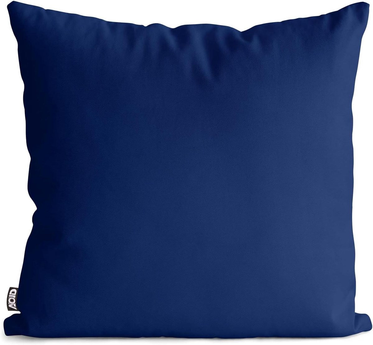 Waterdichte kussensloop voor outdoor sierkussens met verborgen rits - Donkerblauw - 50 x 50 cm