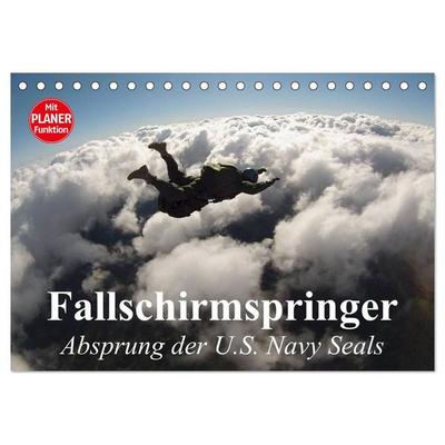 Fallschirmspringer. Absprung der U.S. Navy Seals (Tischkalender 2026 DIN A5 quer), CALVENDO Monatskalender