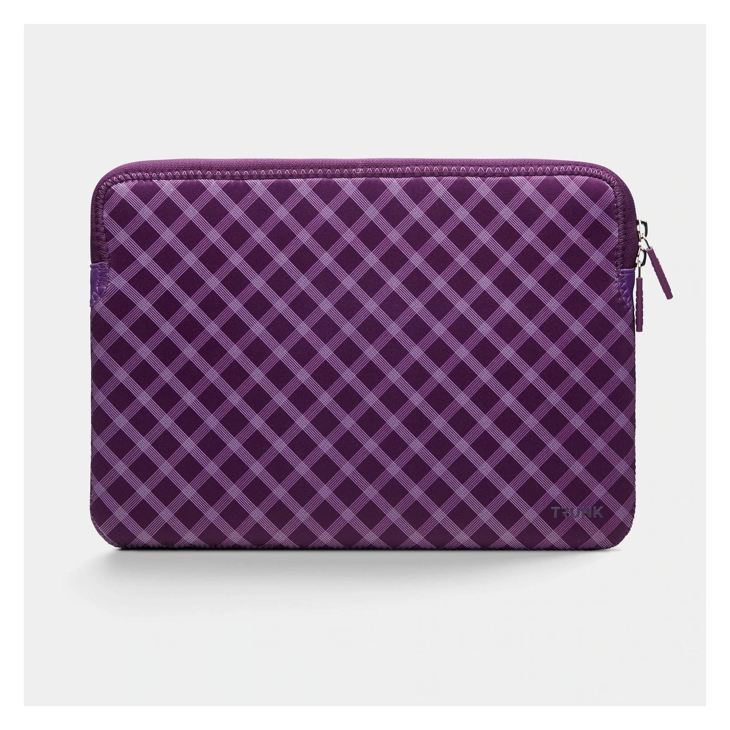 Trunk 13" MacBook Pro & Air Sleeve, Medium Purple Tartan (13", Apple) (TR-ALSPRO13-MPT)