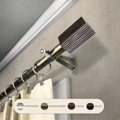 InStyleDesign Birch Adjustable Curtain Rod