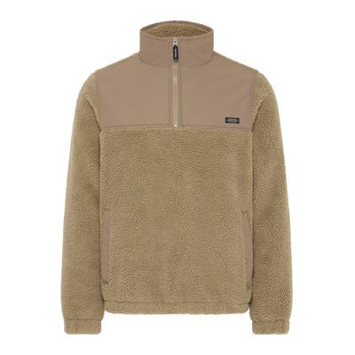 Plüschjacke BLEND "Plüschjacke BHTortex", Herren, Gr. XXL, blau (sepia tint), Obermaterial: 100% Polyester PES., Jacken