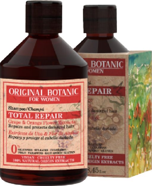 Farmácia Nova da Maia Original Botanic Champô Reparação Total Mulher 250ml