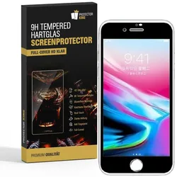 6x 9H Hartglasfolie für iPhone 8 FULL COVER 3D Panzerfolie Displayschutzfolie SW Panzerglas Schutzfolie