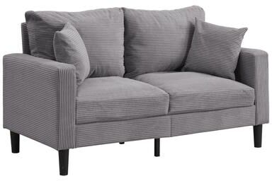 Resilience Loveseat Sofa, Wooden Frame 2 Seat Sofa