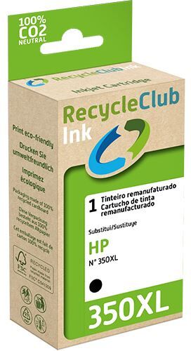 Recycleclub Tinteiro  HP 350XL - Preto