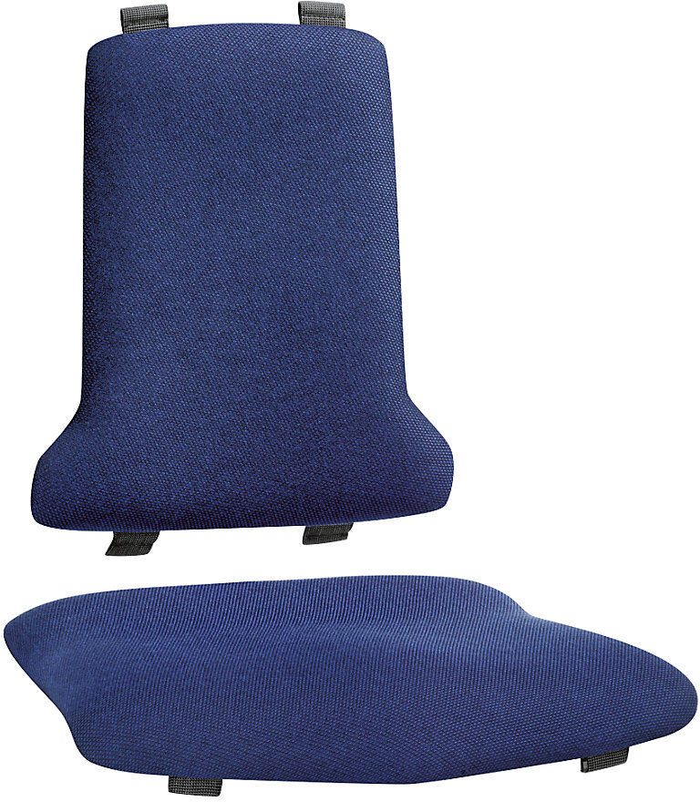 Polster für Arbeitsstühle, ESD-Ausführung, blau bimos
