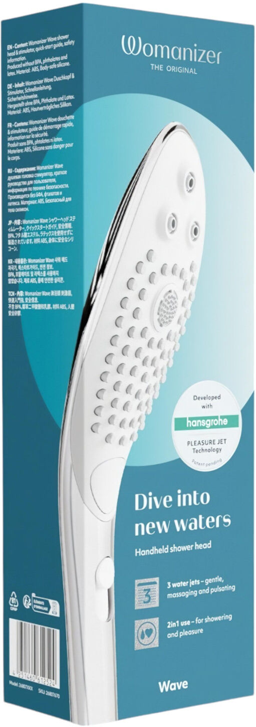 Womanizer Wave - Massaging Shower Head (Chrome)