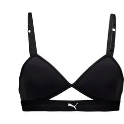 PUMA Damen Top PEEK-A-BOO TRIANGLE, Größe M in Schwarz Schwarz