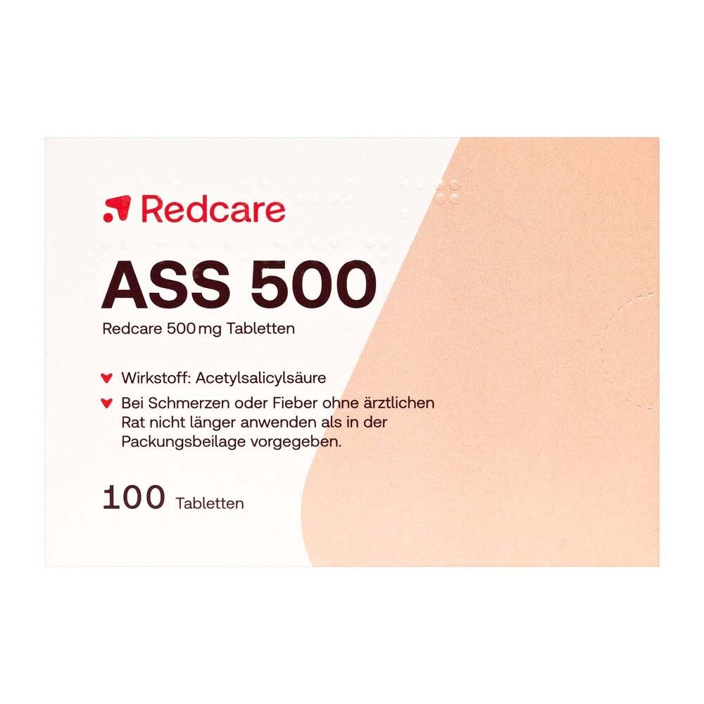 ASS RedCare 500 mg Tabletten 100 St