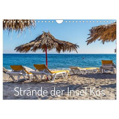 Strände der Insel Kos (Wandkalender 2027 DIN A4 quer), CALVENDO Monatskalender