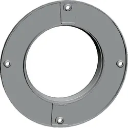 Rosette DN100 Innenwand, rund zweiteilig, weiß, aus PP