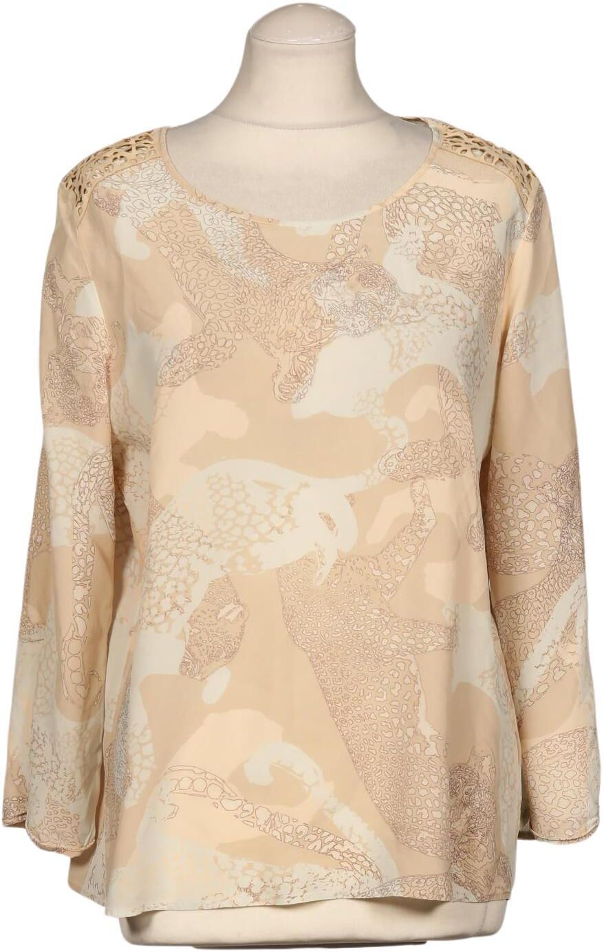 Cain Damen Bluse, Beige, Gr. EU 40 (Marc Cain N4), Seide - Second Hand