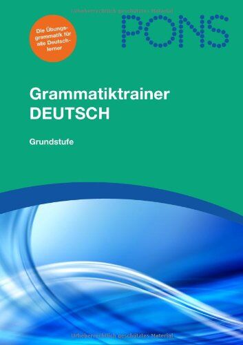 Christian Fandrych - PONS Grammatiktrainer Deutsch: Grundstufe - Preis vom 18.10.2026 15:28:09 h