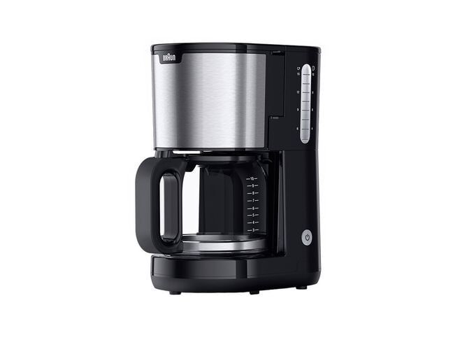 Braun KF1500 PureShine 10 Tassen Filterkaffeemaschine (Schwarz) 0X13211065