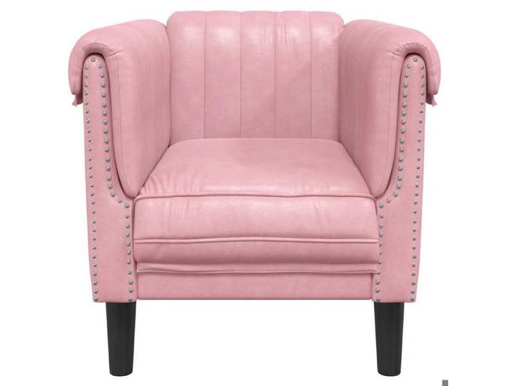 Canapé 1 PLACE - Moderne Fauteuil - pour 1 personne - rose velours C5465