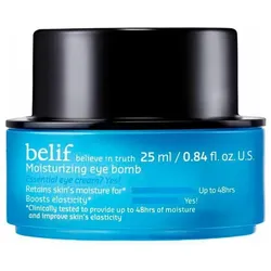 Belif, Augenpflege, The True Cream Moisturizing Eye Bomb - Firms and Reduces Fine Lines (Augenpflege Crème, 25 ml, Tag + Nacht)