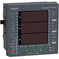 Schneider Electric METSEPM2110 Universalmessgerät PM2110, 3-phasig, 1A/5A, LED Anzeige, S0-Impuls, Genauigkeitsklasse 1