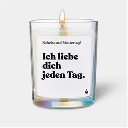 Chatty Candles, Duftkerzen, Duftkerze Flowery Ich liebe dich jeden Tag.