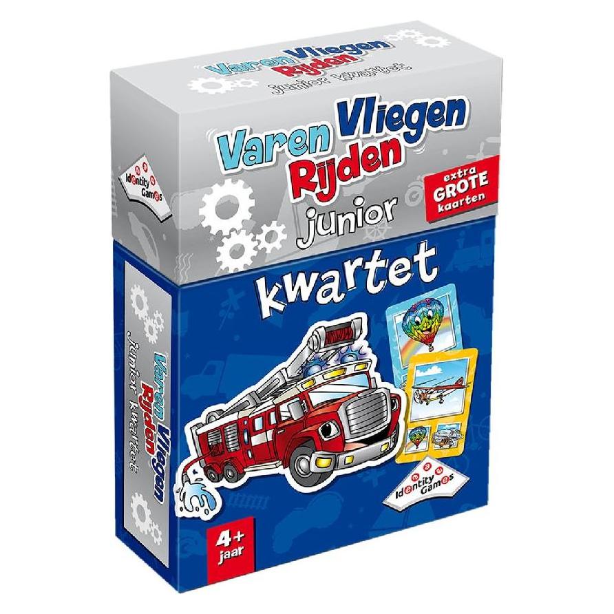 Identity games Varen, Vliegen, Rijden Junior Kwartet (Niederländisch, 2 - 4 Spieler) (11083)